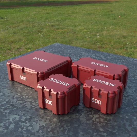 Filamelt Munitionsbox / .500 S&W / ‘Klappdeckel’ / Patronenbox, Ammo Box - 3D-Druck aus dem Westerwald