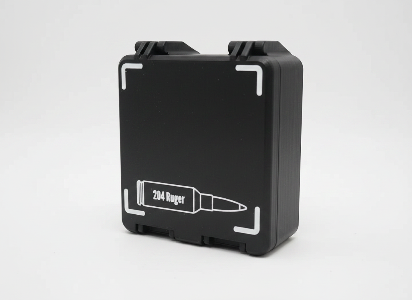 Filamelt Munitionsbox / 204 Ruger / 'Klappdeckel' / Patronenbox, Ammo Box - 3D-Druck aus dem Westerwald