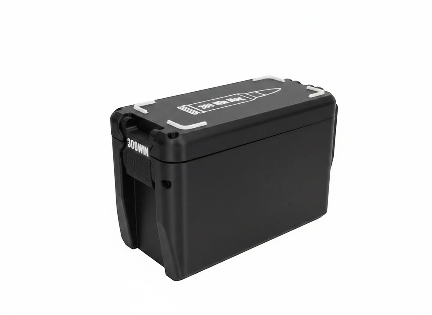 Filamelt Munitionsbox / 300 Winchester Magnum / 'Klappdeckel' / Patronenbox, Ammo Box - 3D-Druck aus dem Westerwald