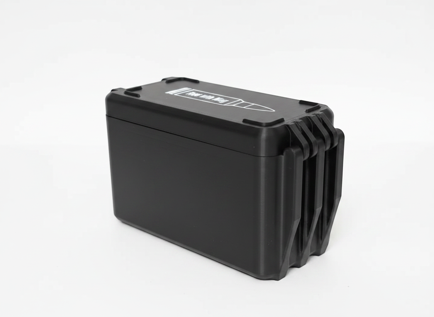 Filamelt Munitionsbox / 300 Winchester Magnum / 'Klappdeckel' / Patronenbox, Ammo Box - 3D-Druck aus dem Westerwald