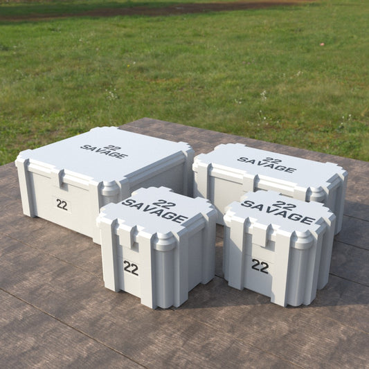 Filamelt Munitionsbox / .22 Savage / ‘Klappdeckel’  / Patronenbox, Ammo Box - 3D-Druck aus dem Westerwald