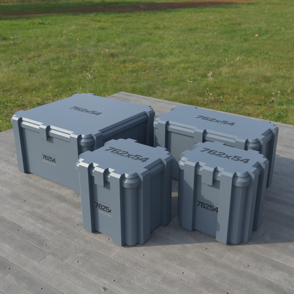 Filamelt Munitionsbox / 7.62x54R / ‘Klappdeckel’  / Patronenbox, Ammo Box - 3D-Druck aus dem Westerwald